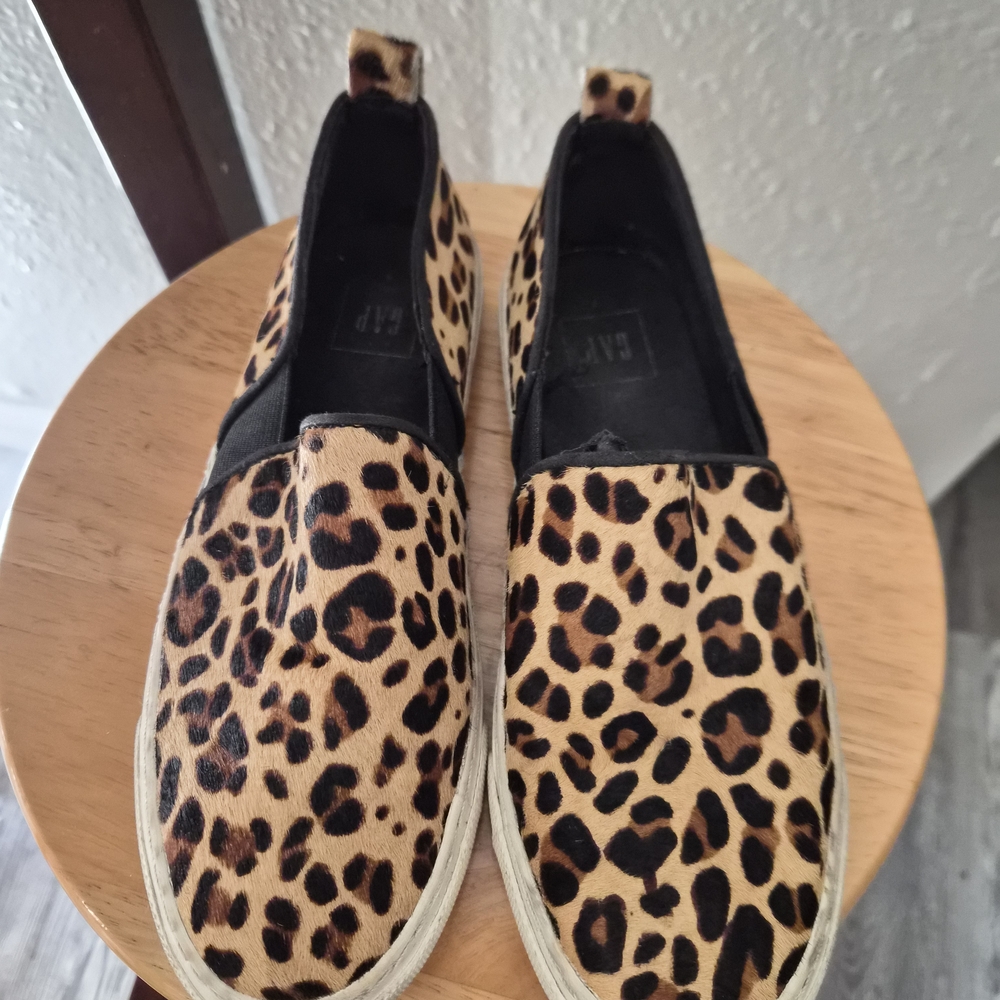Gap Leopard Print Slip-On Shoes